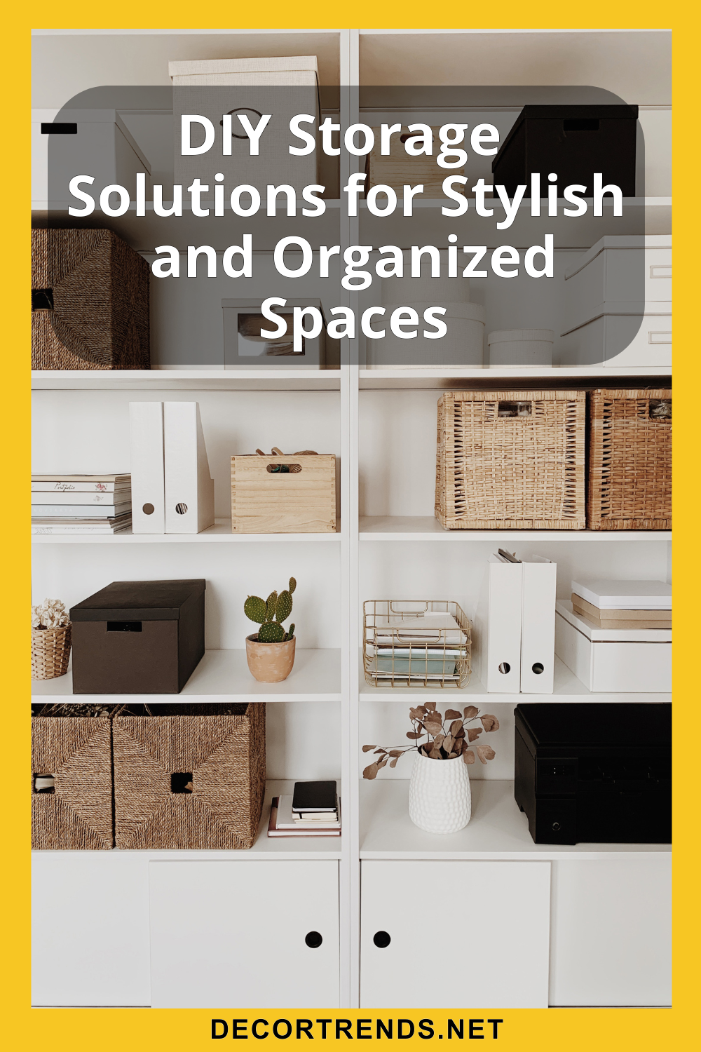DIY Storage Solutions for Stylish and Organized Spaces