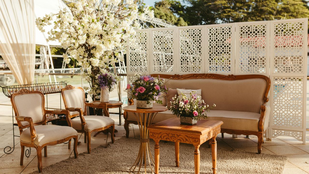 Defining Outdoor Spaces with Rugs