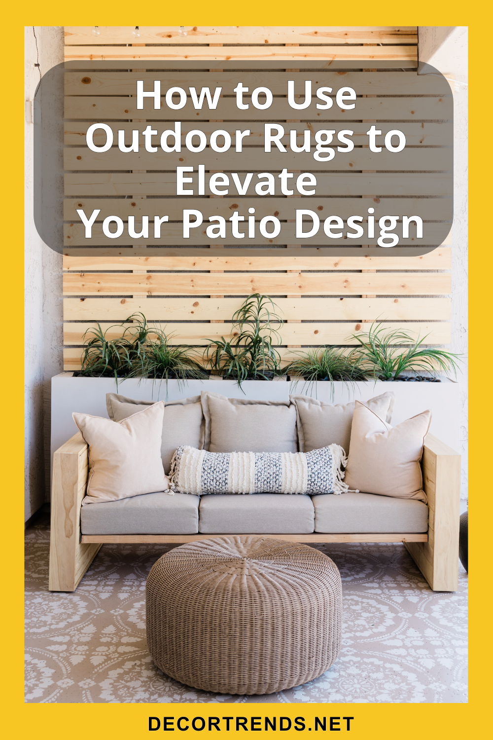 How to Use Outdoor Rugs to Elevate Your Patio Design