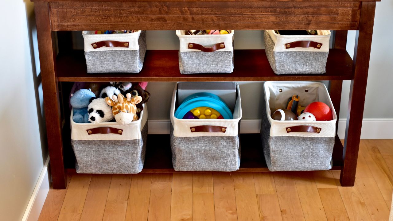 Utilize Storage Baskets for a Chic and Functional Look